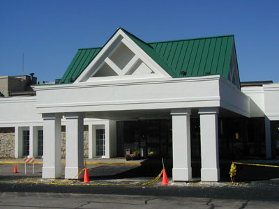 Holiday Inn Facade, Mansfield, MA